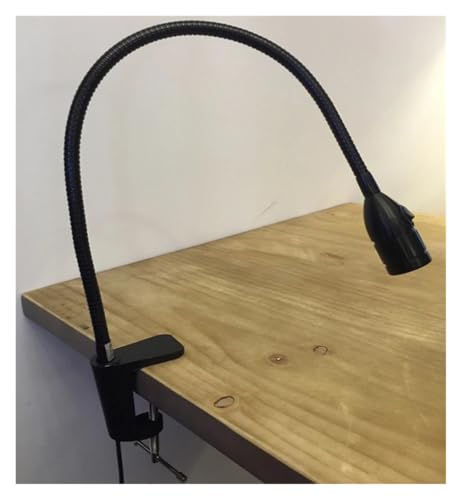 Flexo metálico plateado de 40cm con luz LED integrada de bajo consumo 3W 5