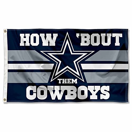 WinCraft Dallas Cowboys How Bout Them Cowboys Flag Outdoor Indoor 3x5 Foot Banner