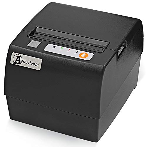 Mini POS Thermal Desktop and Mobile Portable Receipt Printer - Compatible with Wide Range of Point of Sale Systems - Thumbnail 2