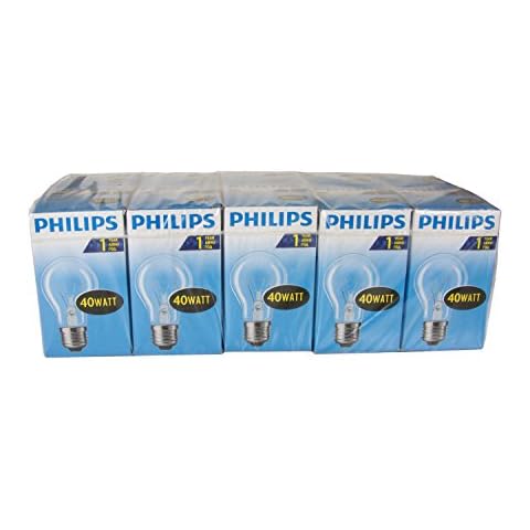 Philips 30600005 E - Bombilla transparente E27, 40W Cover