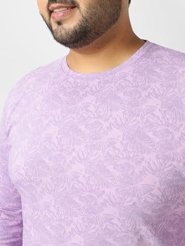 Image of Urbano Plus Men's Printed Full Sleeve Regular Fit Cotton T-Shirt