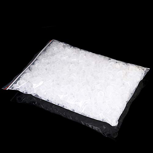 Akoak 200 Pcs Disposable Plastic Tattoo Ink Caps Cups For Tattoo Ink Tattoo Supplies（Sizes #8 Small） #TOP2