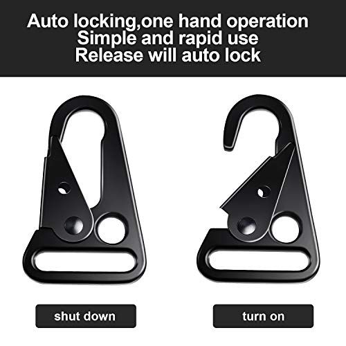 12 Pieces 1 Inch Enlarged Mouth Clip Sling Clasp Olecranon Hook For Keychain Snap Hooks Outdoor Bag #TOP1