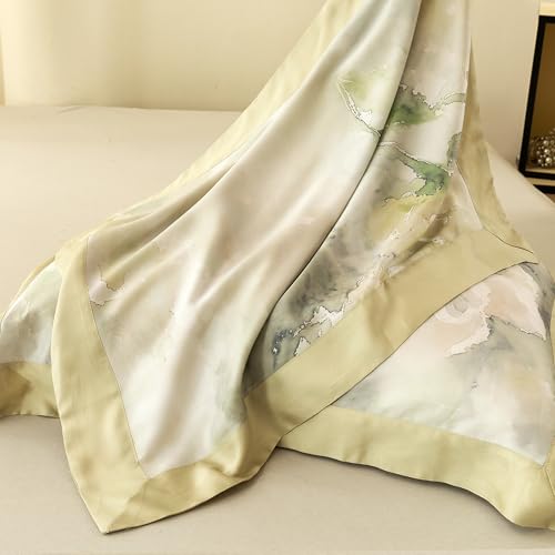 ECOCOTT Bedding 3-Piece Duvet Cover Set King Size, Silky Soft 100% Lyocell, Hypoallergenic & Eco-Friendly, Whispering Blooms Floral Pattern, Cooling & Breathable for Hot Sleepers