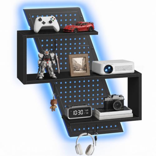 STHYTON S-Shaped Gaming Floating Shelf