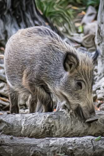 Curious Boar - Lined Journal Notebook - 6x9 - 160 Pages