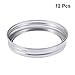 Produktbild BESTONZON 12 stück Edelstahl Deckel Ring Jar Lids für Ball Mason Jar Einmachgläser