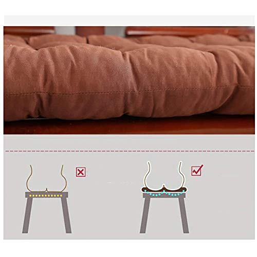 Indoor Outdoor Tufted Chair Cushion Food For Patio Decor,Non Slip Long Chair Pad With Ties,Thicked Rectangle Bench Cushion H 120X48X8Cm(47.2X18.9X3.1In) #TOP2