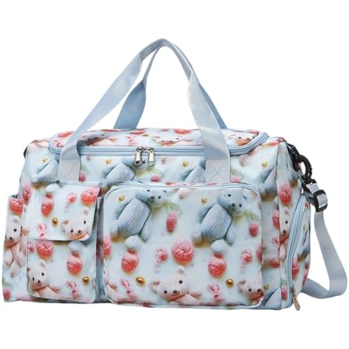 Sac de sport avec compartiment à chaussures pour le yoga et week-end - 2