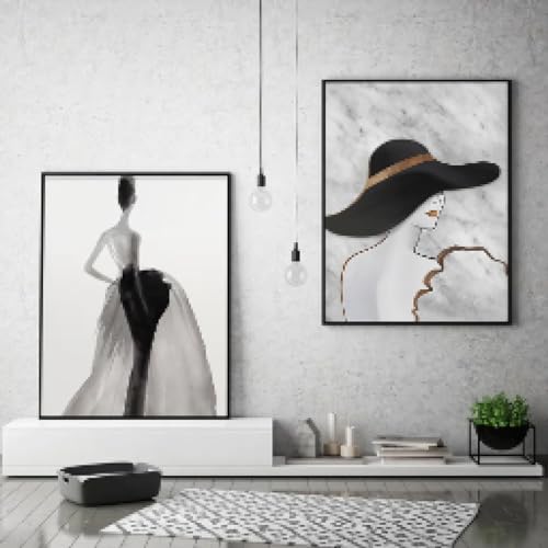 Affiche et impressions minimalistes pour habiller un grand mur vide de salon