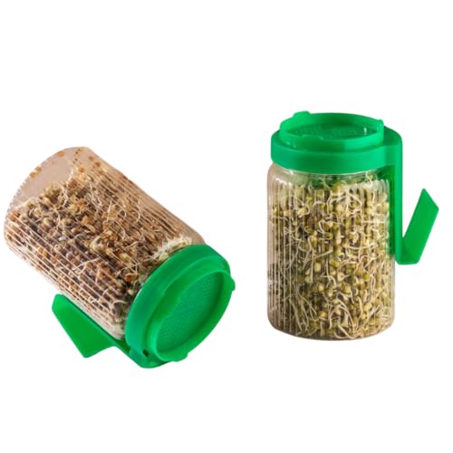 Sprouts Making Jar for Home Kitchen, Wide Mouth Seed Sprouting Co...