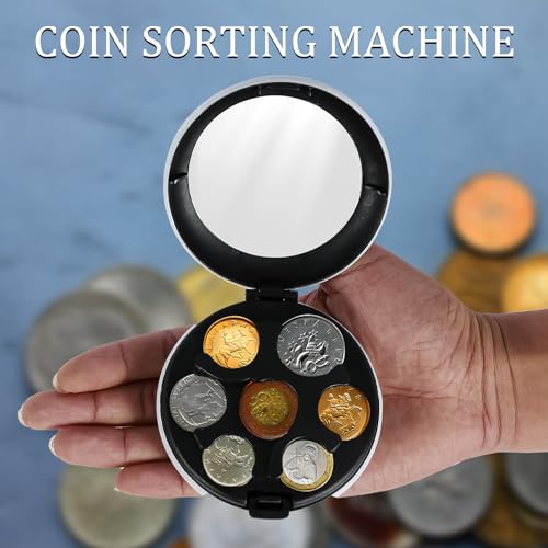 Dispensador de monedas 2 piezas con espejo y 7 ranuras miniatura 5