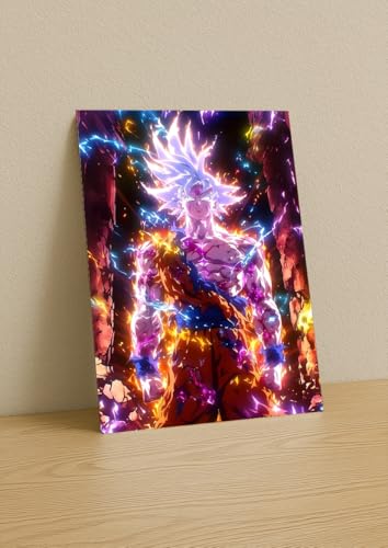 Image of NIJUKA Anime Printed Metal sheet Poster For Home And Room Decoration | For Anime Art Fans Boys And Girls (Briliyant form of UI master)