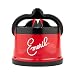 Emeril Knife Sharpener with Suction Pad, Red
