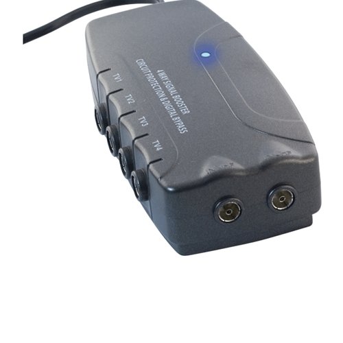 4 Way Amplifier with Digital Bypass and circuit Protection