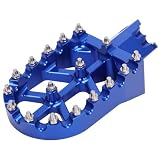 Podnóżki motocyklowe CNC aluminiowe do Yamaha DT50 DT 50 Enduro niebieskie