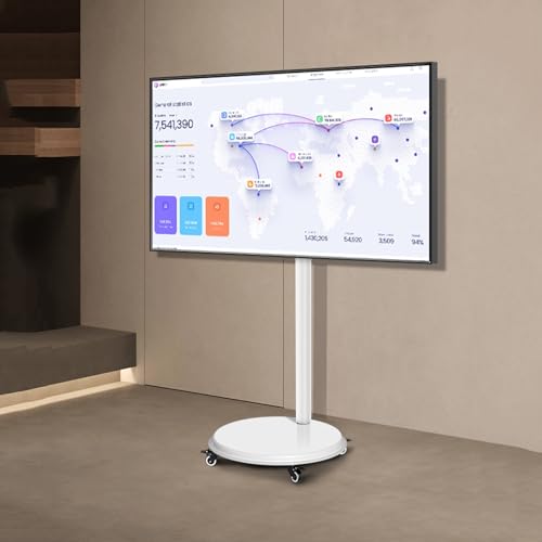 Soporte de piso para TV giratorio 360 grados hasta 55" miniatura 1