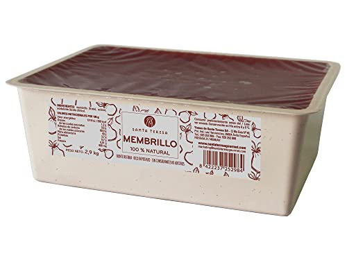 Santa Teresa - Membrillo elaborado a partir de fruta fresca seleccionada, sin conservantes ni aditivos artificiales. 2,9 Kg