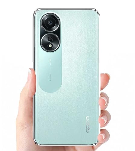 Image of Soft Silicone TPU Back Cover Compatible with Oppo A58 4G, Green