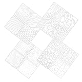 Alipis 16 Stück Teiliges Tierhaut malschablonen aus Pet Wiederverwendbare DIY Zeichenschablonen mit...