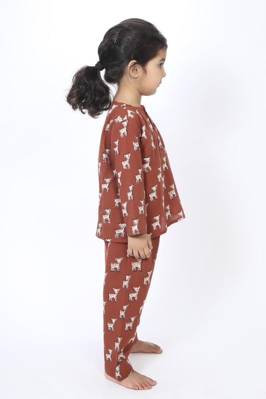 Image of Chheent Girls Cotton Night Suit | Baby Kids Sleep Suit | Pajama Set Boys | Kids Pajama Sets | Kids Dress | Kids Pant Set | Baby Suit