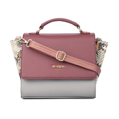 Image of Julia Sling Bag for Women, Stylish Handbag Sling Bag Italian Vegan Leather Bag with Detachable Sling Strap Sling Bag for College and Office