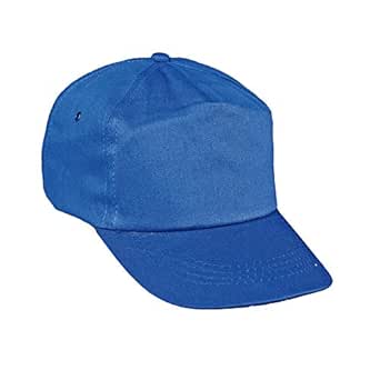 CERVA 0314 0007 50 - Berretto da baseball Leo, colore: blu reale, confezione da 300