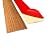Self Adhesive Flat Floor Transition Strip, PVC Laminate Floor Strip Carpet Transition Strip Floor Threshold Divider Strips, Flooring Edge Trim (5CM/6.56FT, Yellow Oak, 1)