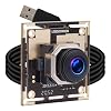 Magnolia 5MP Autofocus USB Camera Module Wide Angle Webcam with 170 Degree Fisheye Lens OV5640 Sensor Lightburn Camera for Laser Engraver/Industrial Equipment/Robot Project