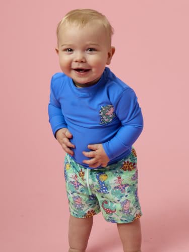 Image of RUGGEDBUTTS Boys Rash Guard Top - Long Sleeve Swim Shirt UPF 50+