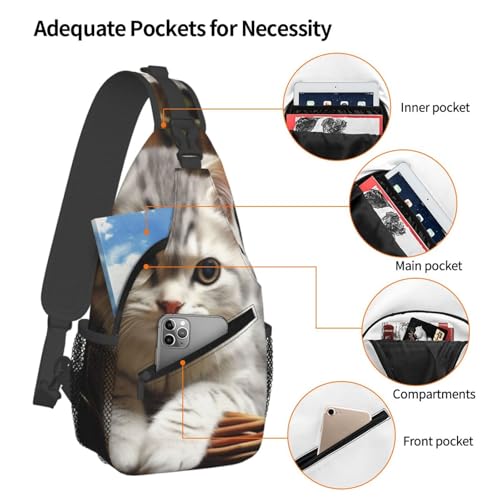 Mochila Bandolera Cruzada para Hombre y Mujer miniatura 4