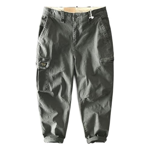 Pantalon de travail multipoches en coton robuste pour l'hiver