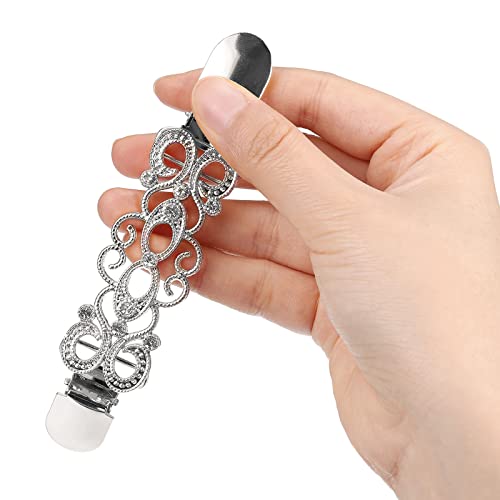 Image of uxcell Retro Sweater Clips Vintage Dress Clips Back Cinch Clip Cardigan Collar Clips Scarf Clips Shawl Clasps