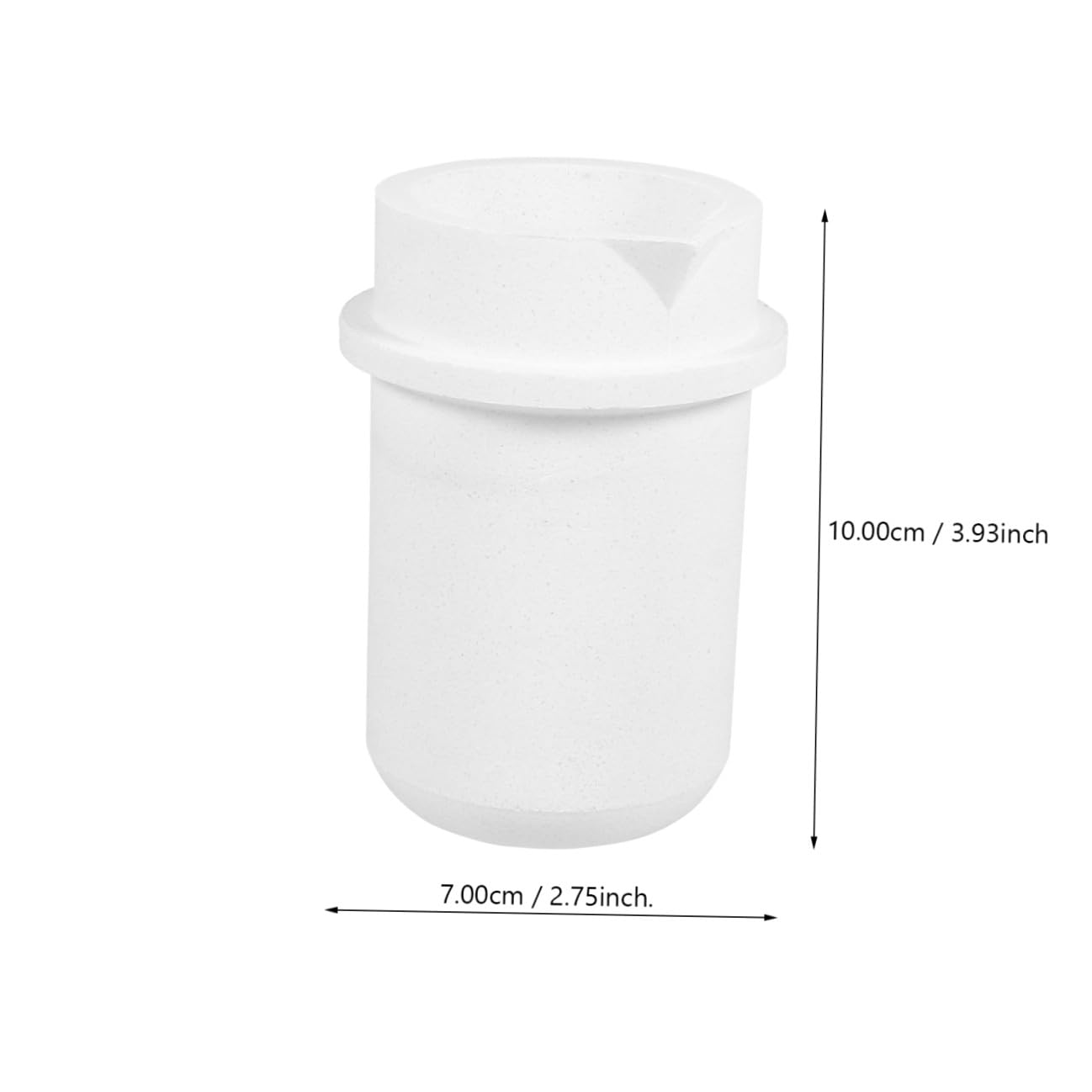 Keramik Schmelztiegel für Gold und Silber, Weiß, 1kg