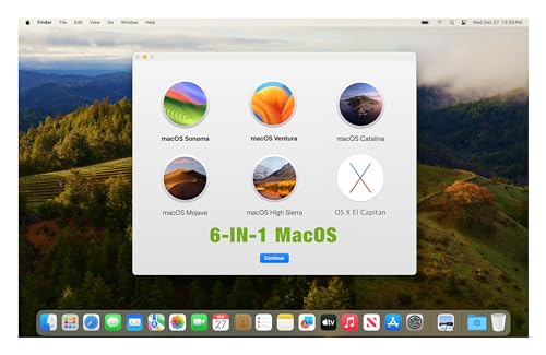MacOS Sonoma/Ventura/Catalina/Mojave/High Sierra/El Capitan, unidade USB inicializável 3.0, reinstal