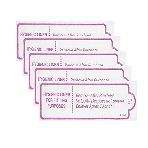 True Fit Protective Hygienic Children Small Liners Strips Swimwear Bikini Lingerie 50 White-Pink