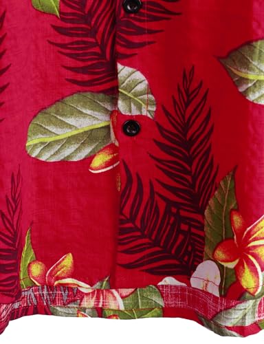 Image of VATPAVE Mens Casual Hawaiian Floral Shirts Short Sleeve Button Down Tropical Shirts Beach Summer Shirts