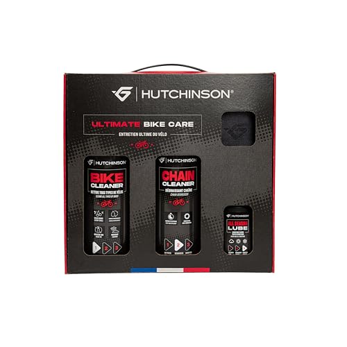 HUTCHINSON - ULTIMATE BIKE CARE - Pack Complet Entretien Vélo 4-en-1 | Nettoyant, Dégraissant,...