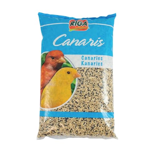 Riga - Mélange pour Canaris - Nourriture pour Oiseaux - Graines Et en Céréales - Riche en Vitamines Et Minéraux - Sain Et Equilibré - 2KG
