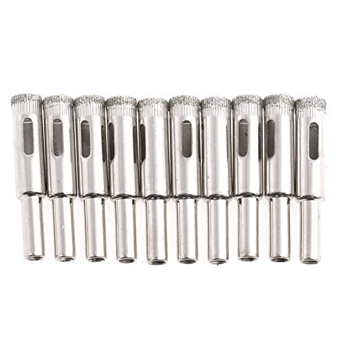 Brocas diamantadas núcleo 10 mm, 10 piezas miniatura 4