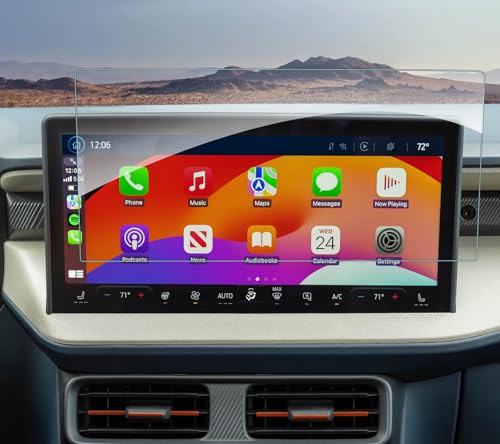 SHAOHAO for 2025 Ford Maverick Screen Protector Compatible with Ford Maverick Accessories 2025 Maverick (XL, XLT, Lariat, Tremor, Lobo) 13.2 inch Touch Screen 9H Class Anti Scratch Infotainment Cover