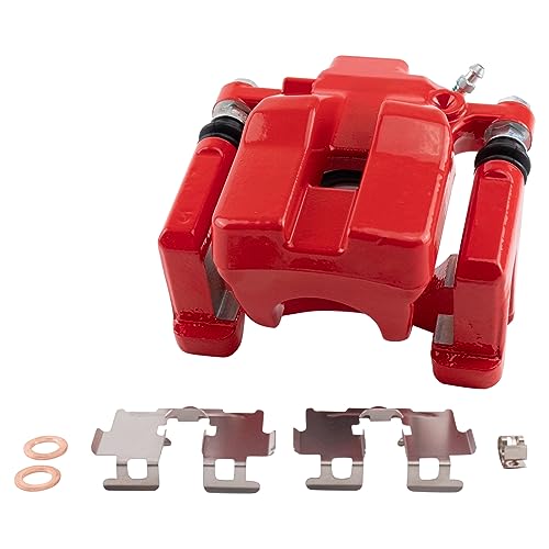 Image of TRQ Performance Front and Rear Brake Caliper Set Coated Brackets Compatible with 2007-2012 Lexus ES350 2007-2011 Toyota Camry