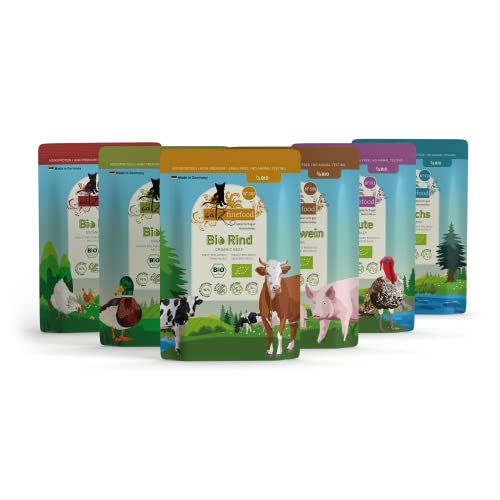 Catz finefood Cibo biologico per gatti, salmone