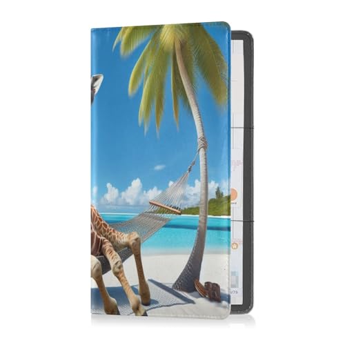 Bolsa multiuso cuero Beach Giraffe miniatura 2