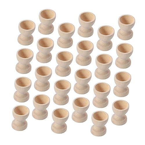TOPBATHY 0 STK Eierschale aus Holz Hasenspielzeug für Kaninchen Hühnereierbecher Kinder eierbecher Ostern eierbecher Esstisch Holztablett Eierständer aus Holz Halter für Ei Schreibtisch – Bild 7