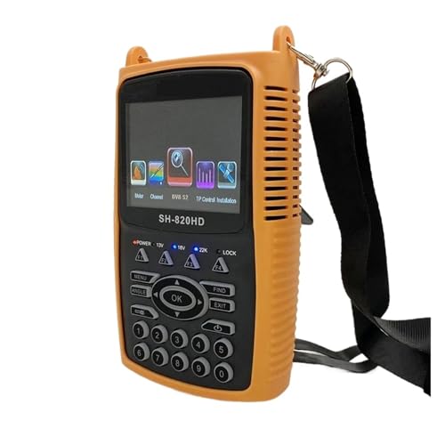 Medidor De Buscador De Satélite Satfinder SH-820HD Combinado De 3,5 Pulgadas Medidor De Señal Digital HD DVB-S/S2/T/T2/C/CCTV Fácil de localizar(S2 T2 CCTV)