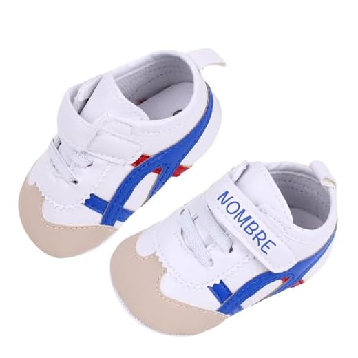 Zapatillas de bebe 0-6 meses personalizadas con nombre - Deportivas niño - Deportivas niña - Regalo bebe personalizado - Incluye Bolsa de Transporte