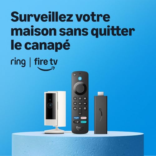 Amazon Fire TV Stick HD + Ring Caméra intérieure
