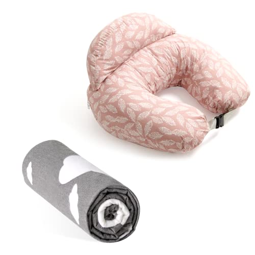 Momcozy Nursing Pillow Pink And Replacement Pillowcase, Original Plus Size Breastfeeding Pillows For More Support For Mom And Baby, With Adjustable Waist Strap #TOP10