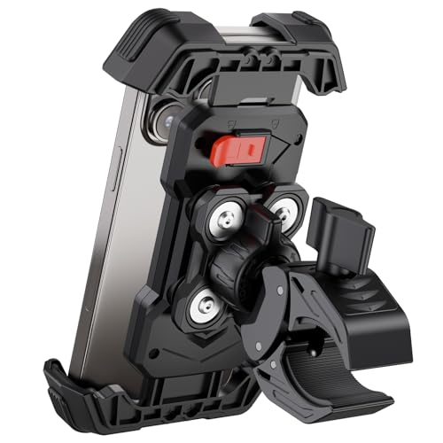 Support téléphone moto pour voyager sans secousses avec le double amortissement Grefay 360